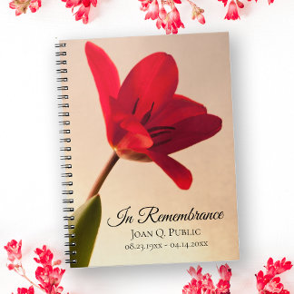 Cuaderno Libro de invitados en memoria de la Primavera de l
