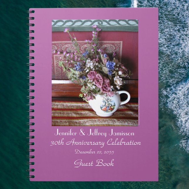 Cuaderno Libro de invitados Fiesta de 30 años, Tetera de ép (Subido por el creador)