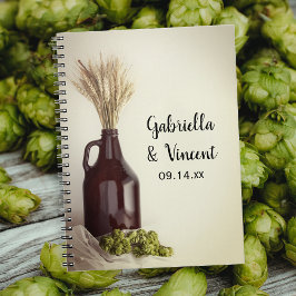 Cuaderno Libro de invitados para Bodas de Cervecería del Cr