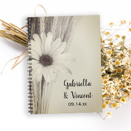 Cuaderno Libro de invitados para Bodas de la granja Daisy y