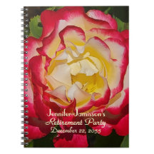 Libro de Invitados para Fiesta de Jubilación Rosa