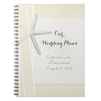 Cuaderno Libro de memoria del planificador de bodas sobre p