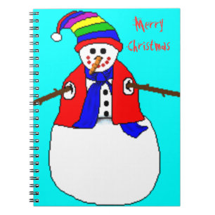 CUADERNO LIBRO DE NIEVE DE NAVIDAD - REGALOS DE NAVIDAD - C