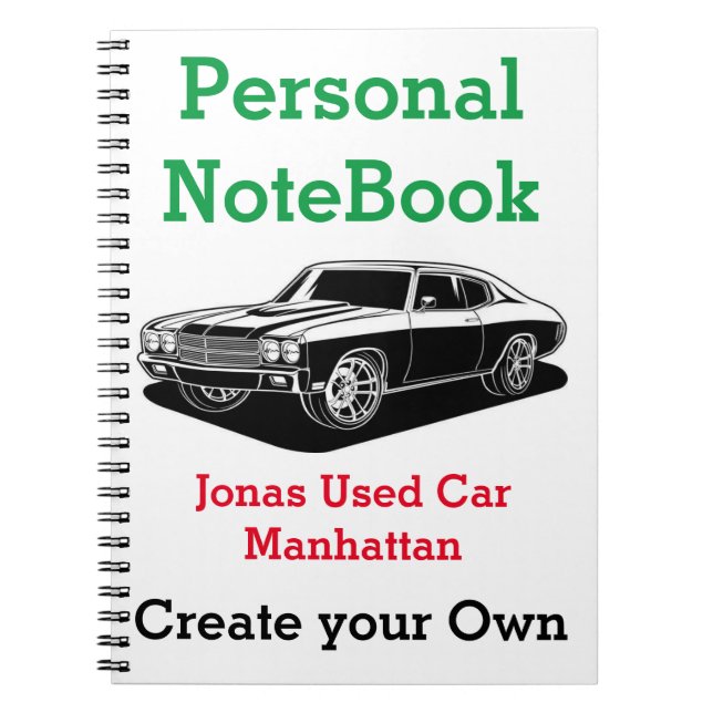 Cuaderno Libro de notas (Frente)