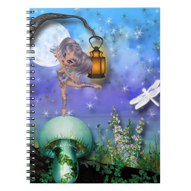 CUADERNO LIBRO DE NOTAS DE DANZA MOONLITE (Frente)