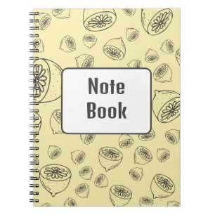 Cuaderno Libro de notas de flor de fruta
