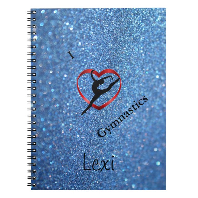 CUADERNO LIBRO DE NOTAS DE GIMNASIA PERSONALIZADA (Frente)