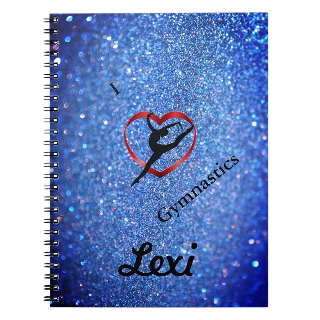 Cuaderno LIBRO DE NOTAS DE GIMNASTICA PERSONALIZADA POR chi (Frente)