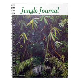 Cuaderno Libro de notas de la jungla de los disparos rojos