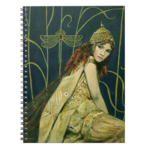 Cuaderno Libro de notas de ninfas decorativas
