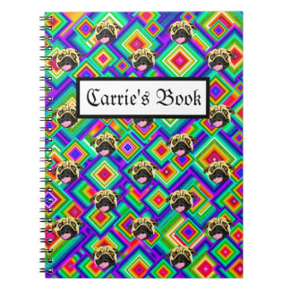 Cuaderno Libro de notas de pug personalizado