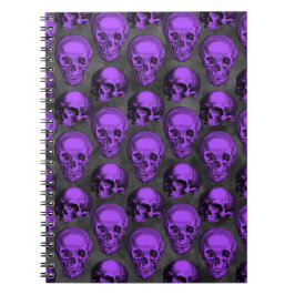 Cuaderno Libro de notas de Purple Skull