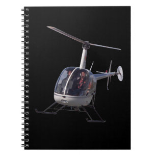 Cuaderno Libro de notas del diario de helicóptero para port