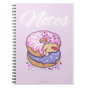 Cuaderno Libro de notas espirales - Doughnut