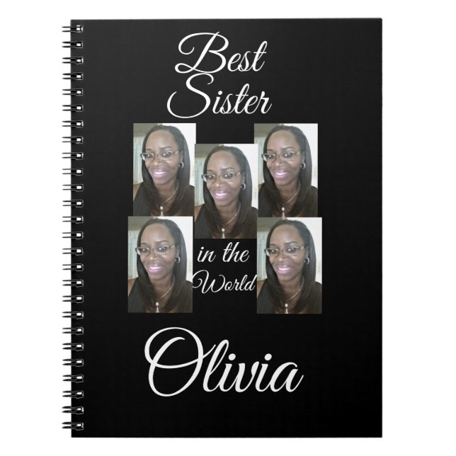 CUADERNO LIBRO DE NOTAS FOTOGRÁFICO PERSONALIZADO (Frente)