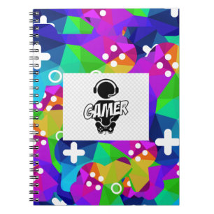 CUADERNO LIBRO DE NOTAS "GAMER" SPIRAL BOUND