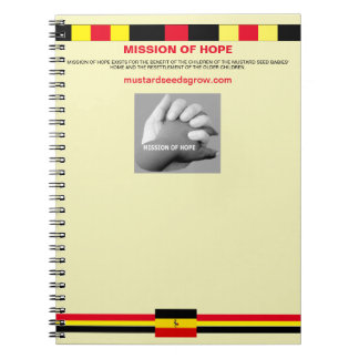 Cuaderno Libro de notas para la Misión de Esperanza