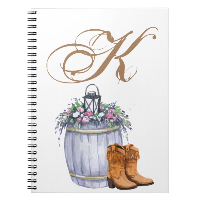 Cuaderno Libro de notas personalizado Rueda de bodas de ver (Frente)
