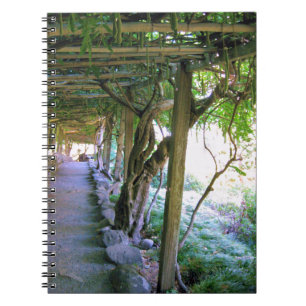 Cuaderno Libro de notas sobre el trazado de los jardines ja