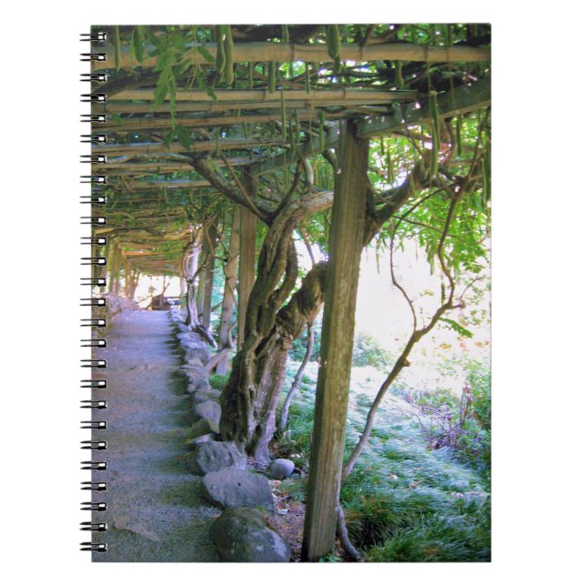 Cuaderno Libro de notas sobre el trazado de los jardines ja (Frente)