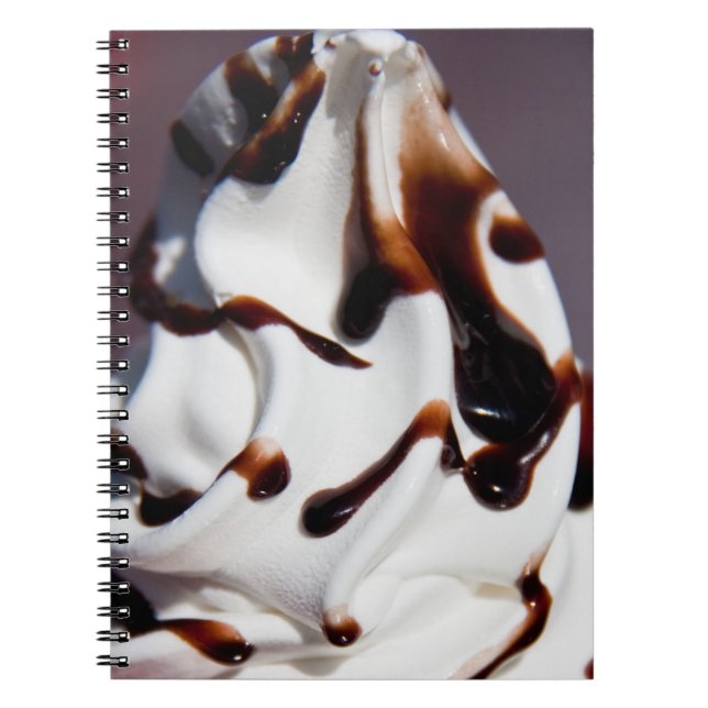Cuaderno Libro de notas sobre helados suaves (Frente)