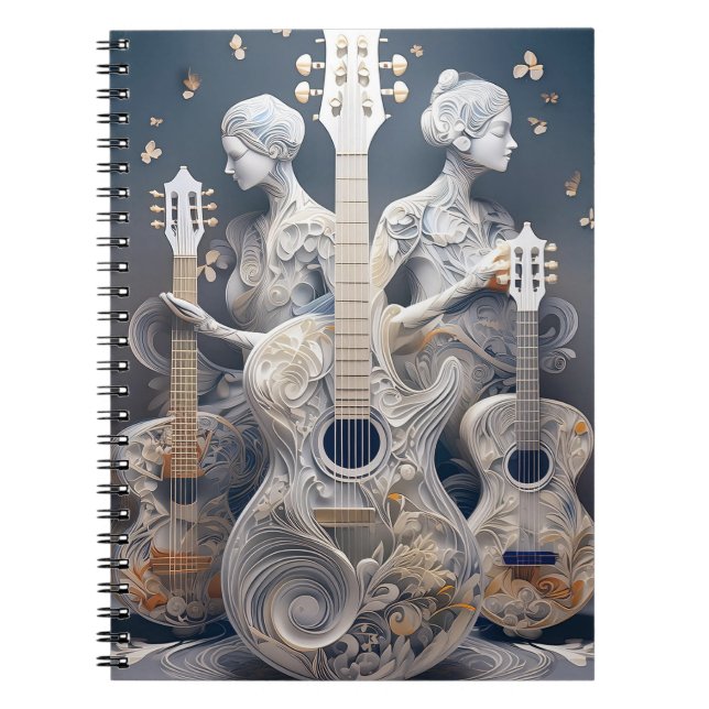 Cuaderno Libro de notas sobre música (Frente)