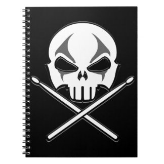 Cuaderno Libro de notas sobre tambores Metalizado para port