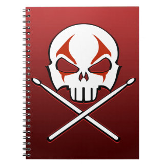 Cuaderno Libro de notas sobre tambores Metalizado para port