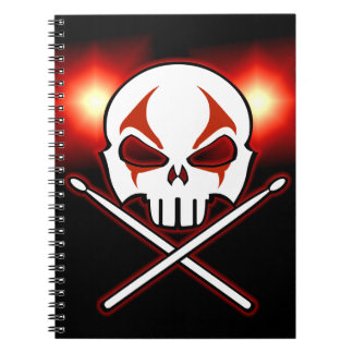 Cuaderno Libro de notas sobre tambores Metalizado para port