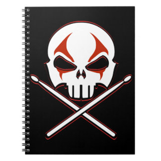 Cuaderno Libro de notas sobre tambores Metalizado para port