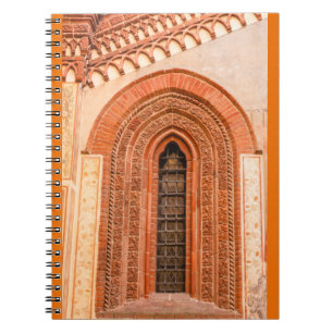 CUADERNO LIBRO DE NOTIFICACIÓN DE IMÁGENES DE ESTILO GÓTICO