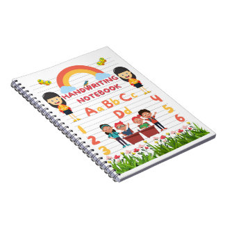 Cuaderno libro de prácticas de escritura a mano infantil
