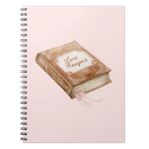 Cuaderno Libro de Recetas de Amor