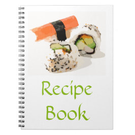 Cuaderno Libro de recetas de comida asiática japonesa de su