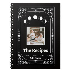 Cuaderno Libro de Recetas de Fotos Personalizadas de la Fam