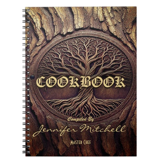 Cuaderno Libro de recetas de la familia de cosecha de cosec (Frente)