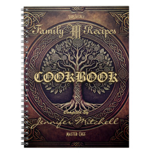 Cuaderno Libro de recetas de la familia de cosecha de cosec