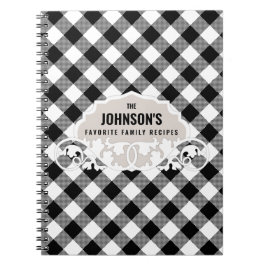 Cuaderno Libro de recetas de la familia Rustic Kitchen