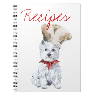 Cuaderno Libro de recetas de West Highland White Terrier
