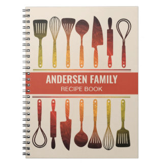 Cuaderno Libro de recetas familiares
