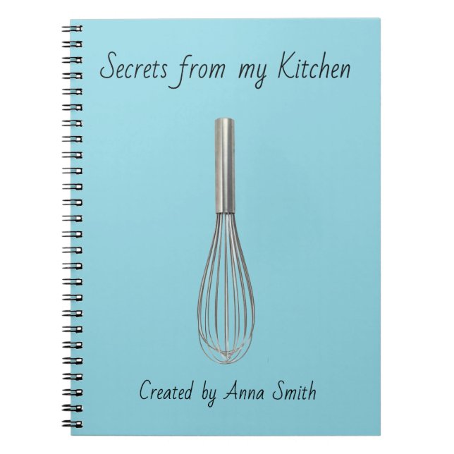 Cuaderno Libro de recetas familiares (Frente)