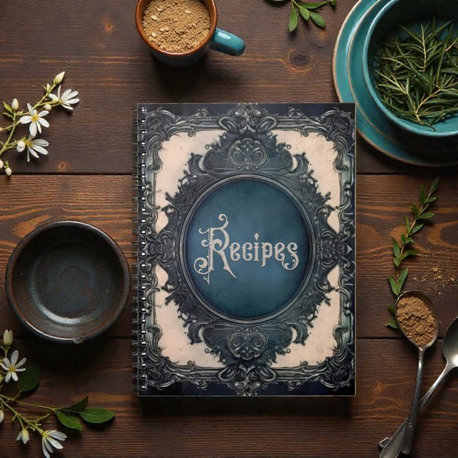 Cuaderno Libro de Recetas Familiares Victorianas Rústicas G (Subido por el creador)