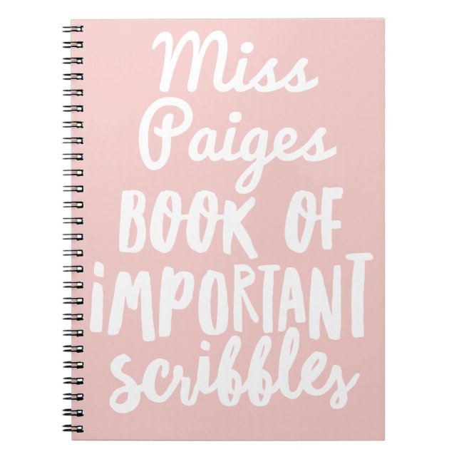 CUADERNO LIBRO DE RECETAS IMPORTANTES (Frente)