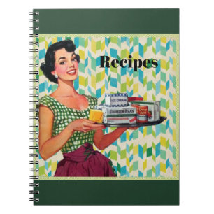 Cuaderno Libro de recetas para mujeres ventilado