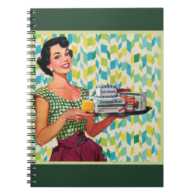 Cuaderno Libro de recetas para mujeres ventilado (Frente)