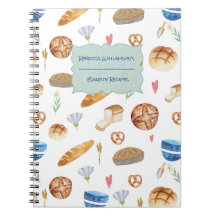 Libro de Recetas Personalizadas con Patrón de Pana