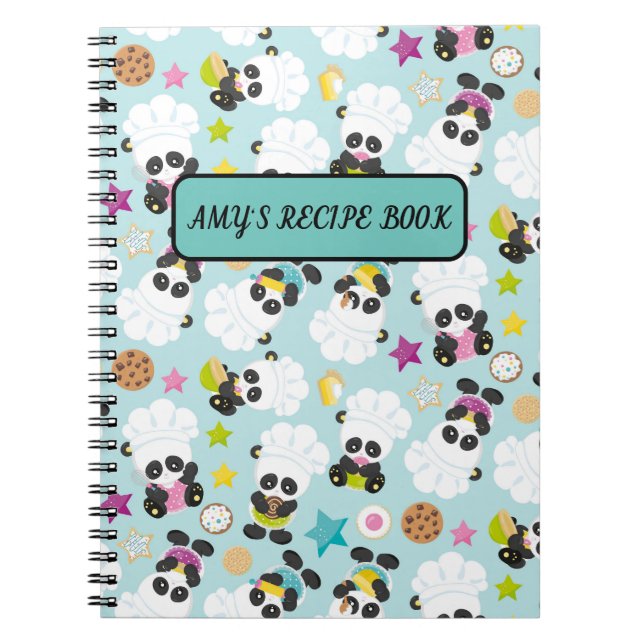 Cuaderno Libro de recetas personalizado (Frente)