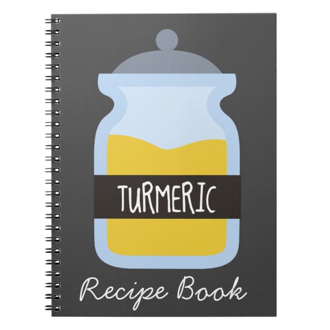 Cuaderno Libro de recetas túmicas sobre especias de cocina (Frente)