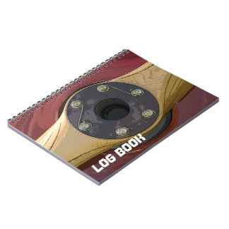 Cuaderno Libro de registro de vuelos de hélice de madera