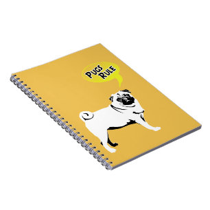 Cuaderno Libro de reglas del pug